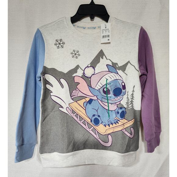 Disney stitch Riding sled sweater kids medium - Picture 2 of 6